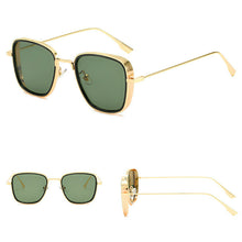 Load image into Gallery viewer, Retro Square Sunglasses Men Tony Stark Sun Glasses  Brand Designer Steampunk Sunglasses Red Black Sunglass Women UV400