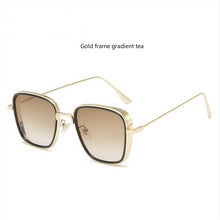 Load image into Gallery viewer, Retro Square Sunglasses Men Tony Stark Sun Glasses  Brand Designer Steampunk Sunglasses Red Black Sunglass Women UV400