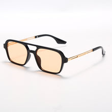 Load image into Gallery viewer, Retro Square Sunglasses Men Women Brand Designer Vintage Double Bridges Sun Glasses UV400 Driving Shades Eyewear
