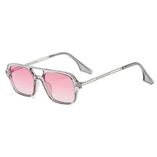Load image into Gallery viewer, Retro Square Sunglasses Men Women Brand Designer Vintage Double Bridges Sun Glasses UV400 Driving Shades Eyewear