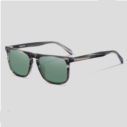 Retro Square Sunglasses Polarized Glass G15 Lens Anti-UV Eyeglasses  Acetate Frame Men 2022 Sun Glasses  Driving Glasses