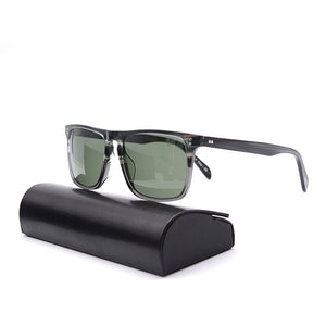 Retro Square Sunglasses Polarized Glass G15 Lens Anti-UV Eyeglasses  Acetate Frame Men 2022 Sun Glasses  Driving Glasses