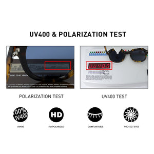 Retro Square Sunglasses Polarized Glass G15 Lens Anti-UV Eyeglasses Acetate Frame Men 2022 Sun Glasses  Driving Glasses