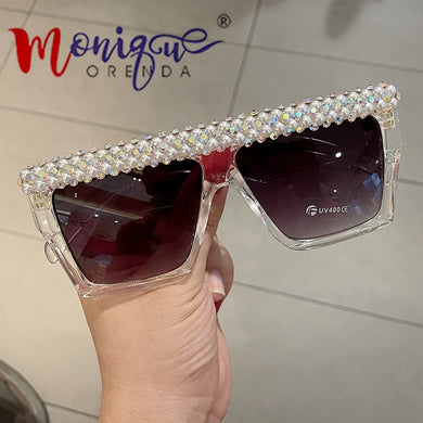 Occhiali da sole quadrati retrò Occhiali da donna firmati di marca Occhiali da vista oversize con protezione UV Gafas
