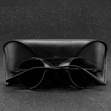 Load image into Gallery viewer, Retro Steampunk Sunglasses Men Women Brand Designer Classic Vintage Round Sun Glasses Male Female Black Driving Eyewear