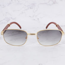 Load image into Gallery viewer, Retro Sunglasses  Wooden Mens Accessories Brand Designer Carter Sun Glasses Shaes for Women Protect Lentes De Sol Mujer