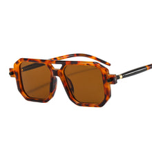 Load image into Gallery viewer, Retro Suqare Optical Sunglasses Transparent Gray Gradient Pink Literature Eye Wear Brand Design For Outdoor UV400 Oculos Escuros