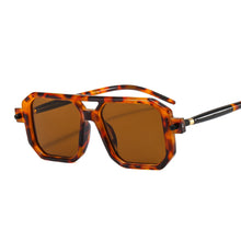 Load image into Gallery viewer, Retro Suqare Optical Sunglasses Transparent Gray Gradient Pink Literature Eye Wear Brand Design For Outdoor UV400 Oculos Escuros