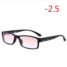 Load image into Gallery viewer, Retro TR90 Student Finished Myopia Glasses For Unisex Tea Lens Short-sighted Nearsighted Sunglasses -1.0 -1.5 TO -4.0