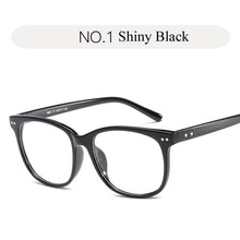 Load image into Gallery viewer, Retro Transparent Clear Lens Eyeglasses Fake Optical Eye Glasses Frames For Women Myopia Square Spectacles Eyewear
