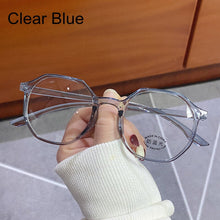 Carica l&#39;immagine nel visualizzatore di Gallery, Occhiali da vista retrò trasparenti per computer Occhiali da donna Occhiali da vista anti-luce blu Occhiali da vista poligonali 