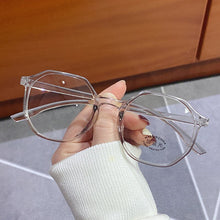 Carica l&#39;immagine nel visualizzatore di Gallery, Occhiali da vista retrò trasparenti per computer Occhiali da donna Occhiali da vista anti-luce blu Occhiali da vista poligonali 
