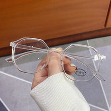 Carica l&#39;immagine nel visualizzatore di Gallery, Occhiali da vista retrò trasparenti per computer Occhiali da donna Occhiali da vista anti-luce blu Occhiali da vista poligonali 