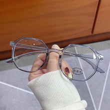Carica l&#39;immagine nel visualizzatore di Gallery, Occhiali da vista retrò trasparenti per computer Occhiali da donna Occhiali da vista anti-luce blu Occhiali da vista poligonali 