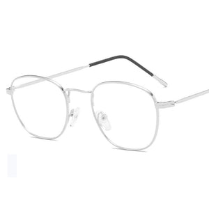 Retro Trend Metal Woman Glasses Optical Myopia Eyeglasses Frame Men Transparent Lens Computer Prescription Eyewear Frames