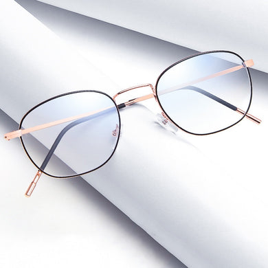 Retro Trend Metal Woman Glasses Optical Myopia Eyeglasses Frame Men Transparent Lens Computer Prescription Eyewear Frames
