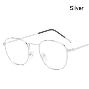 Retro Trend Metal Woman Glasses Optical Myopia Eyeglasses Frame Men Transparent Lens Computer Prescription Eyewear Frames