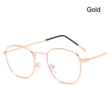 Load image into Gallery viewer, Retro Trend Metal Woman Glasses Optical Myopia Eyeglasses Frame Men Transparent Lens Computer Prescription Eyewear Frames
