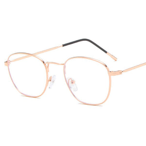 Retro Trend Metal Woman Glasses Optical Myopia Eyeglasses Frame Men Transparent Lens Computer Prescription Eyewear Frames