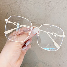 Load image into Gallery viewer, Retro Ultralight Alloy Anti-blue Light Women&#39;s Eyeglasses Black Pink Square Clear Glasses Frame Female Computer Eyewear Blue