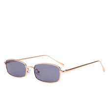 Load image into Gallery viewer, Retro Vinatge Small Rectangle Sunglasses Women Men Metal Frame Brand Designer Red Yellow Sun Glasses Stylish Party Eyewear UV400