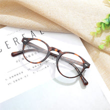Carica l'immagine nel visualizzatore di Gallery, Retro Vintage Eyeglasses Frames Gregory Peck Reading Glasses Women Men Glasses Frame OV5186 Oval Round Spetacle Computer Frames