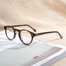 Carica l'immagine nel visualizzatore di Gallery, Retro Vintage Eyeglasses Frames Gregory Peck Reading Glasses Women Men Glasses Frame OV5186 Oval Round Spetacle Computer Frames