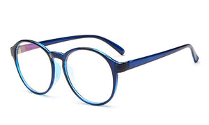 Retro Vintage Glasses Women Clear Lens Oval Nerd Glass Frame Attractive Party Eyewear Selfie Pose Lady Soild Glasses