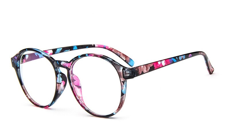 Retro Vintage Glasses Women Clear Lens Oval Nerd Glass Frame Attractive Party Eyewear Selfie Pose Lady Soild Glasses