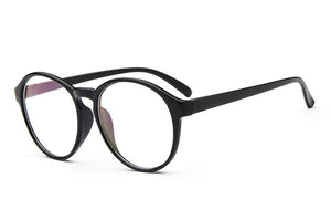 Retro Vintage Glasses Women Clear Lens Oval Nerd Glass Frame Attractive Party Eyewear Selfie Pose Lady Soild Glasses