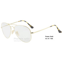 Load image into Gallery viewer, Retro Vintage Pilot style optic eye glasses 6489 Metal frame 58 size myopia astigmatism prescription sunglasses quality women