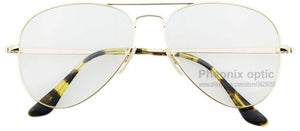Retro Vintage Pilot style optic eye glasses 6489 Metal frame 58 size myopia astigmatism prescription sunglasses quality women