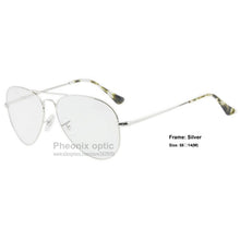 Load image into Gallery viewer, Retro Vintage Pilot style optic eye glasses 6489 Metal frame 58 size myopia astigmatism prescription sunglasses quality women