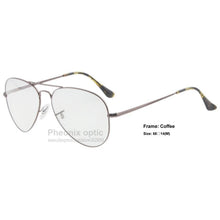 Load image into Gallery viewer, Retro Vintage Pilot style optic eye glasses 6489 Metal frame 58 size myopia astigmatism prescription sunglasses quality women