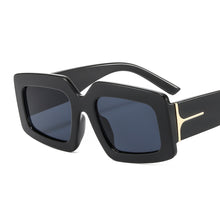 Load image into Gallery viewer, Retro Vintage Sunglasses Personality Stripes Square Thick Frame Eye Glasses Wear очки солнечные женские Gafas Oculos Sunglasses