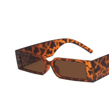 Load image into Gallery viewer, Retro White Rectangular Sunglasses 2023 Punk INS Small Frame Female Square Glasses Hip Hop Eyewear Men