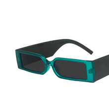 Load image into Gallery viewer, Retro White Rectangular Sunglasses 2023 Punk INS Small Frame Female Square Glasses Hip Hop Eyewear Men