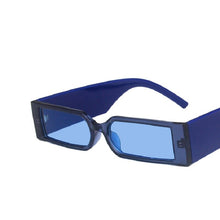 Load image into Gallery viewer, Retro White Rectangular Sunglasses 2023 Punk INS Small Frame Female Square Glasses Hip Hop Eyewear Men