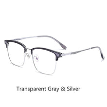 Load image into Gallery viewer, Retro Women/Men Pure Titanium Myopia Glasses Optical Hyperopia Large Frame Ultra-Light Prescription Glasses Frame