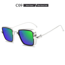 Carica l&#39;immagine nel visualizzatore di Gallery, Retro Women Sunglasses Square Steampunk  Trending Products Eyeglasses Personality Stylish Metal Glasses