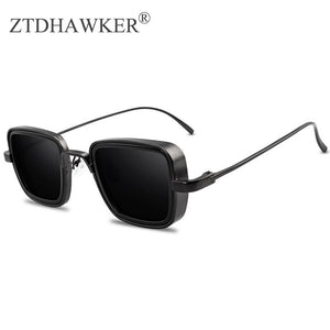 Retro Women Sunglasses Square Steampunk  Trending Products Eyeglasses Personality Stylish Metal Glasses