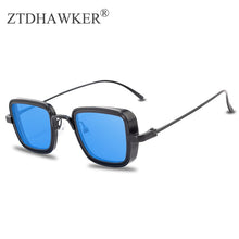 Carica l&#39;immagine nel visualizzatore di Gallery, Retro Women Sunglasses Square Steampunk  Trending Products Eyeglasses Personality Stylish Metal Glasses