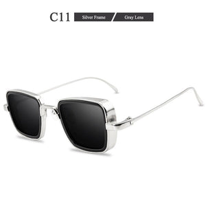 Retro Women Sunglasses Square Steampunk  Trending Products Eyeglasses Personality Stylish Metal Glasses