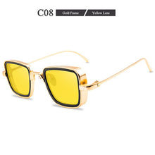 Carica l&#39;immagine nel visualizzatore di Gallery, Retro Women Sunglasses Square Steampunk  Trending Products Eyeglasses Personality Stylish Metal Glasses