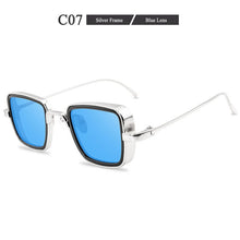 Carica l&#39;immagine nel visualizzatore di Gallery, Retro Women Sunglasses Square Steampunk  Trending Products Eyeglasses Personality Stylish Metal Glasses