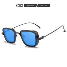 Carica l&#39;immagine nel visualizzatore di Gallery, Retro Women Sunglasses Square Steampunk  Trending Products Eyeglasses Personality Stylish Metal Glasses
