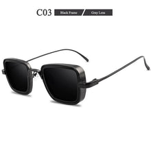Carica l&#39;immagine nel visualizzatore di Gallery, Retro Women Sunglasses Square Steampunk  Trending Products Eyeglasses Personality Stylish Metal Glasses