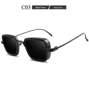 Retro Women Sunglasses Square Steampunk  Trending Products Eyeglasses Personality Stylish Metal Glasses