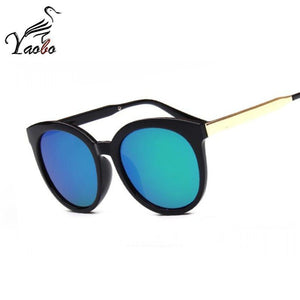 Retro cat eye pink sunglasses-women shades mirror female sunglasses oculos masculino 2023 brand GG UV400 Sun Glasses
