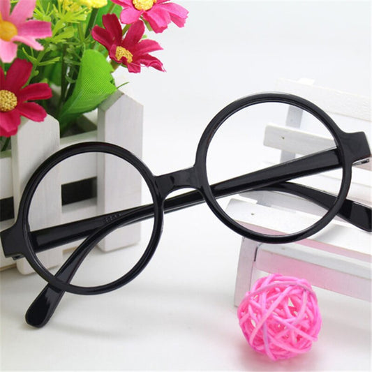 Retro eyeglass Rush Tide Round Children Glasses Frames Unisex Candy Color Cartoon Cute Eyeglasses Kids No Lens